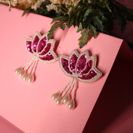 Lotus earrings