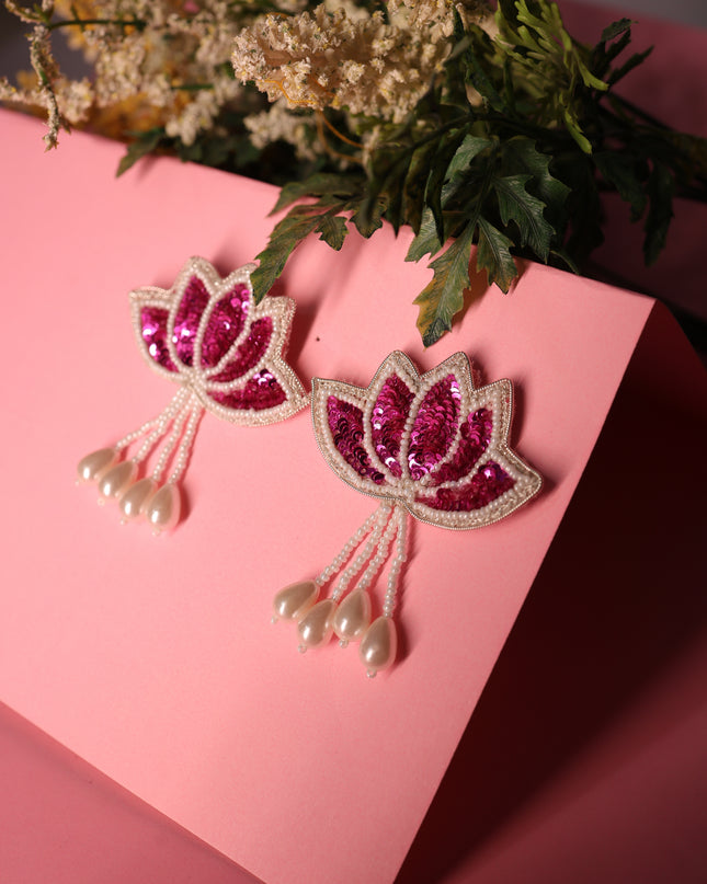 Lotus earrings
