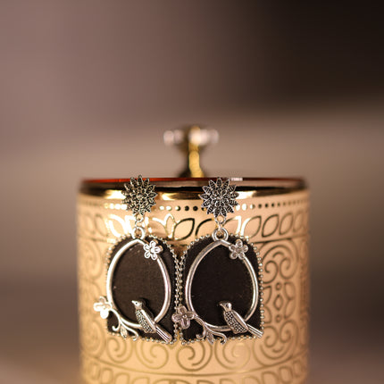 Fabric earring