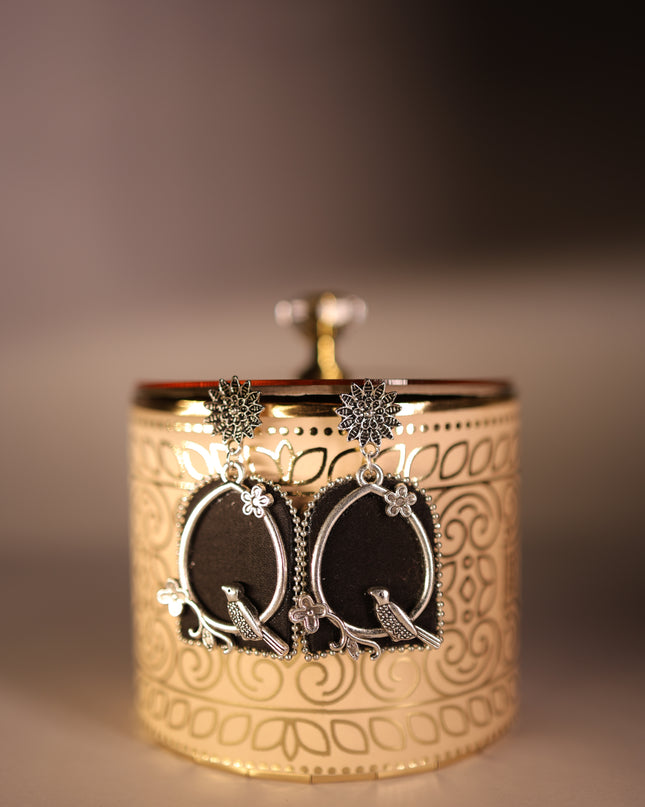 Fabric earring