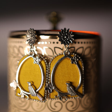 Fabric earring