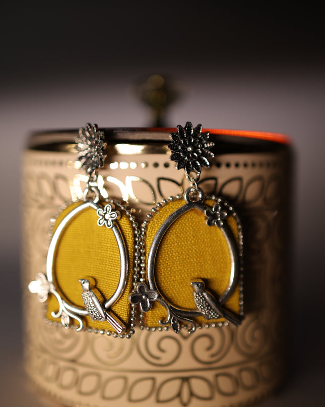 Fabric earring