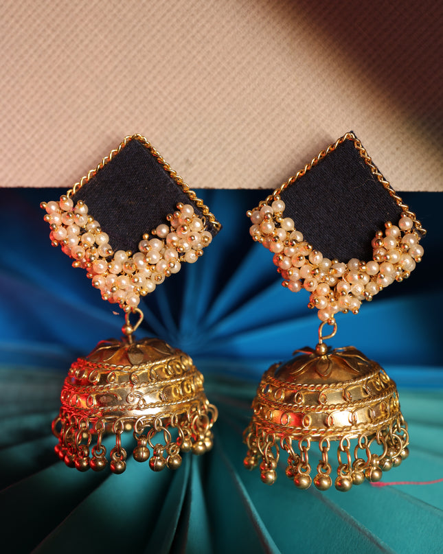 Fabric earring