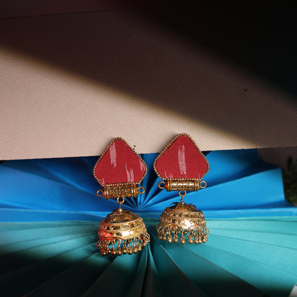 Fabric earring