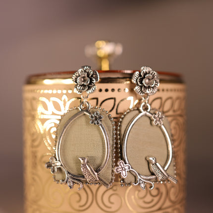 Fabric earring