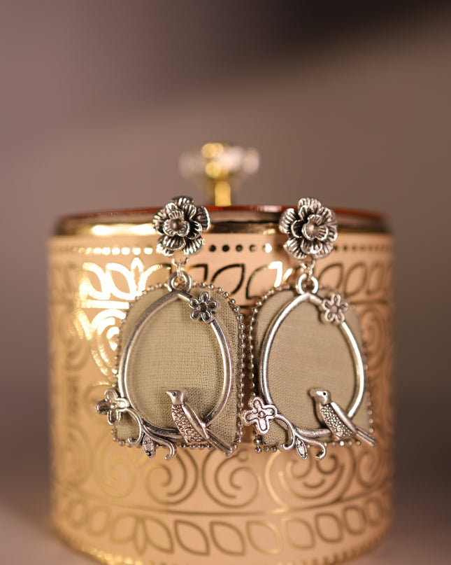 Fabric earring