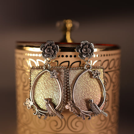Fabric earring