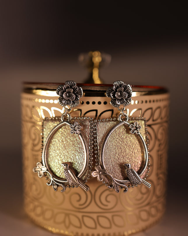 Fabric earring