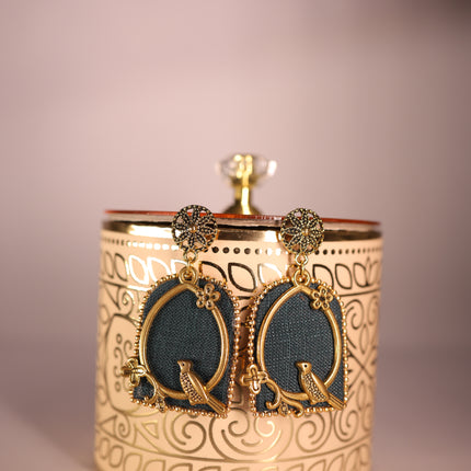 Fabric earring