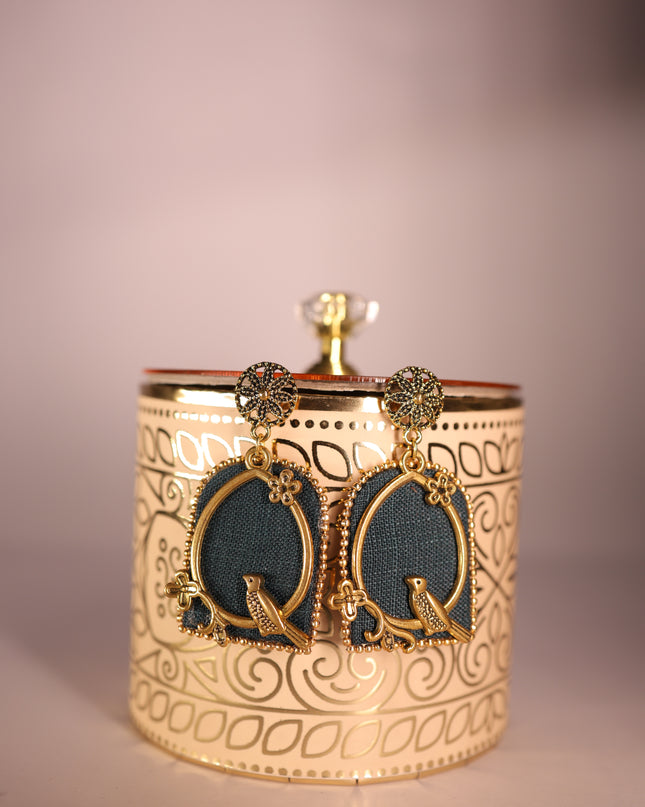 Fabric earring