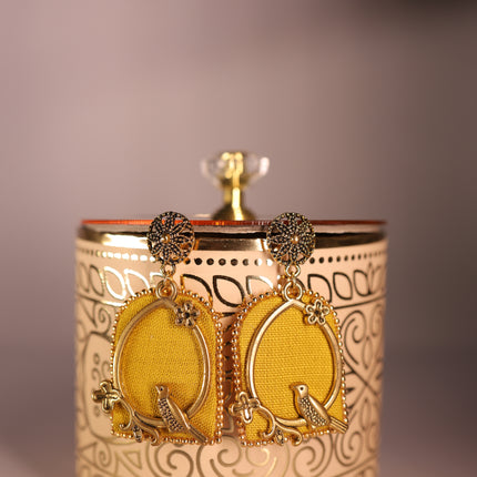 Fabric earring