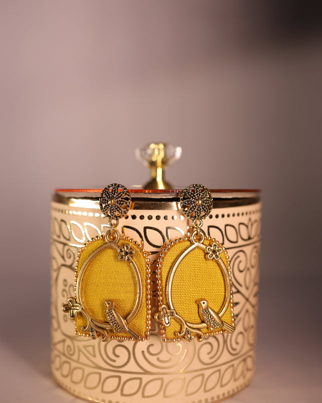Fabric earring
