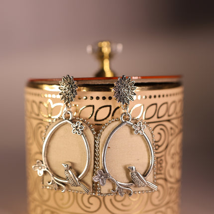 Fabric earring