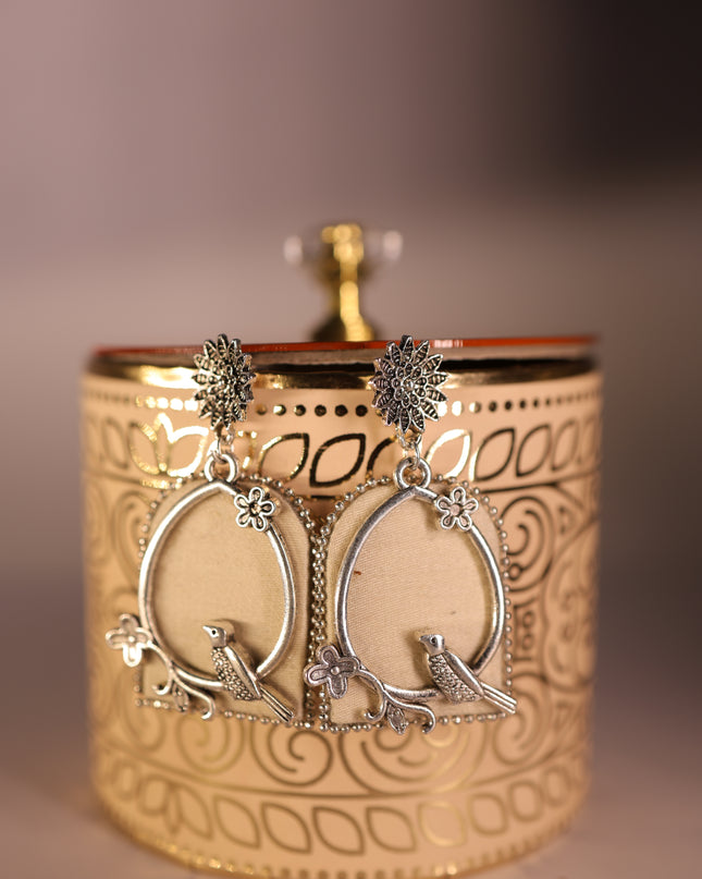 Fabric earring