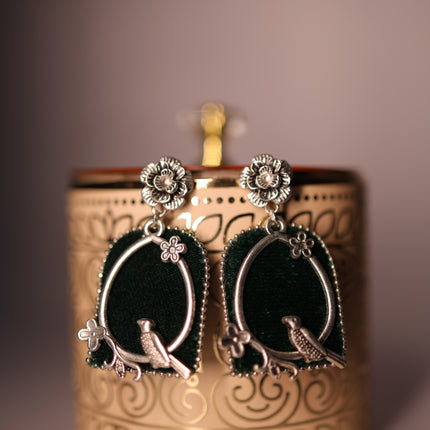 Fabric earring