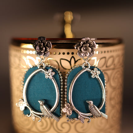 Fabric earring