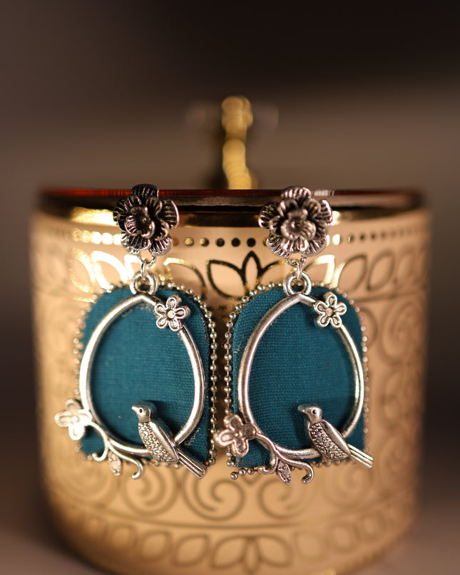 Fabric earring