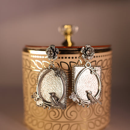 Fabric earring