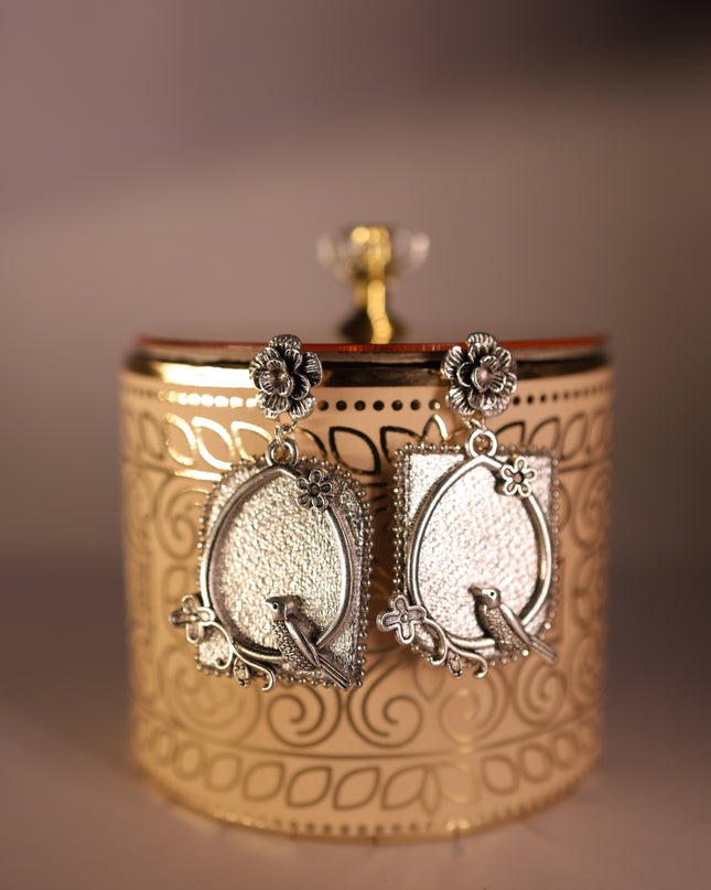 Fabric earring