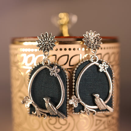 Fabric earring