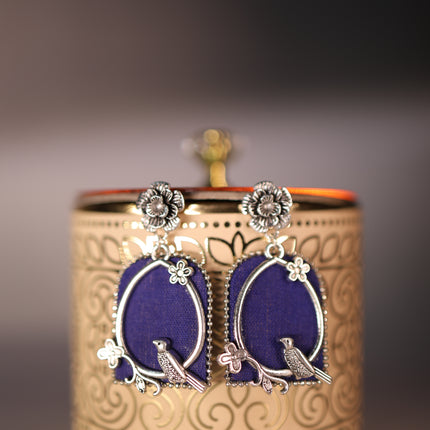 Fabric earring