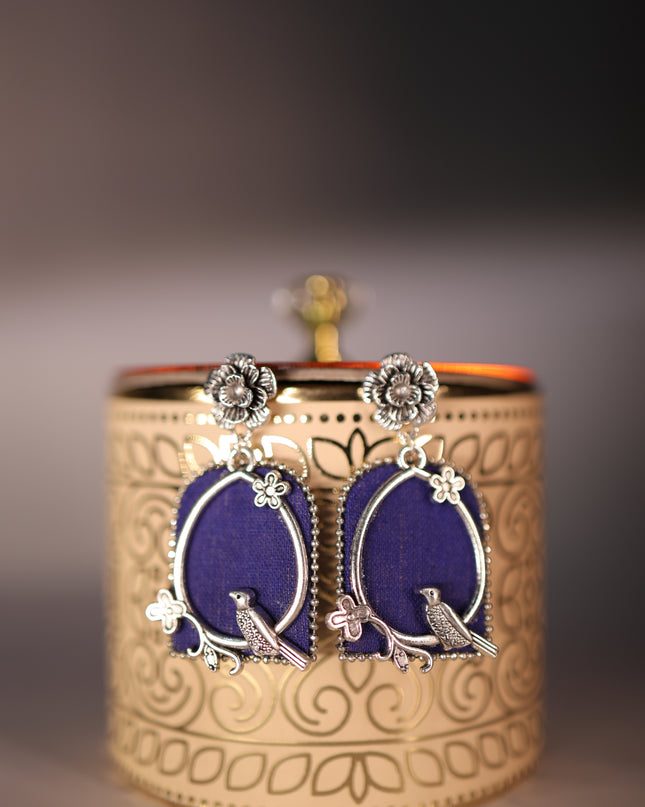 Fabric earring