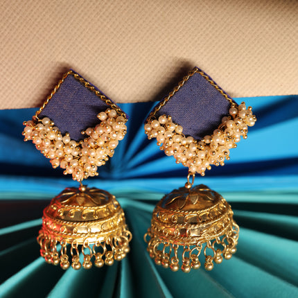 Fabric earring