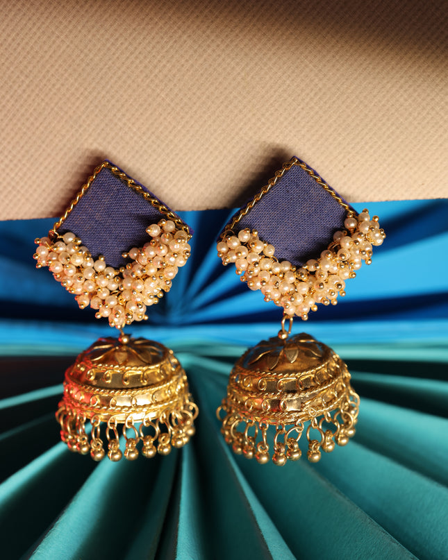 Fabric earring