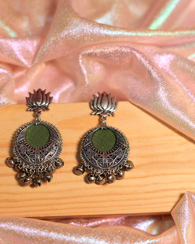 Fabric earring 3