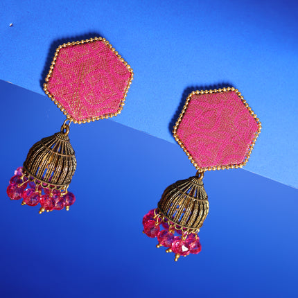 Fabric earring 4