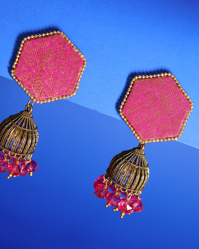 Fabric earring 4