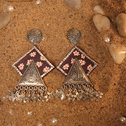 Fabric earring 8