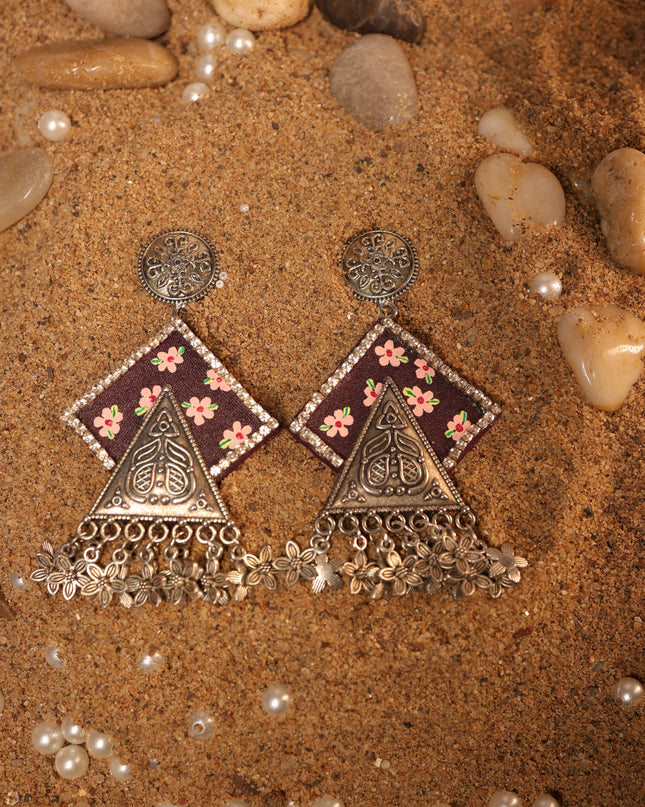 Fabric earring 8