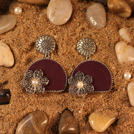 Fabric earring 10