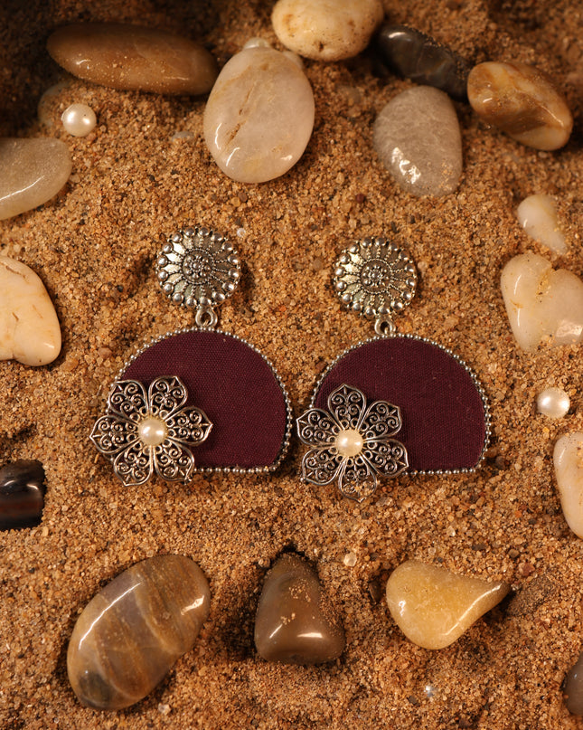 Fabric earring 10