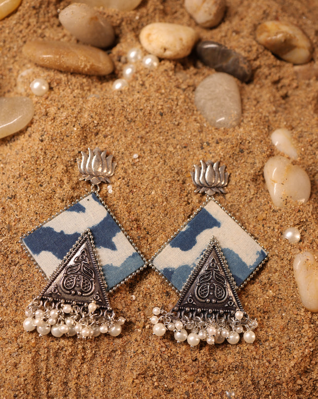 Fabric earring 13