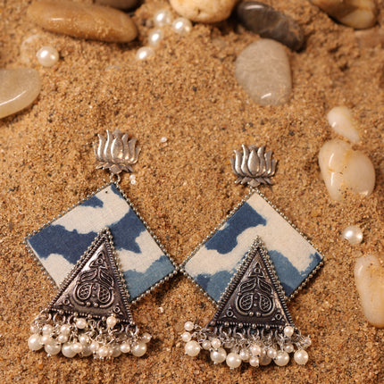 Fabric earring 14