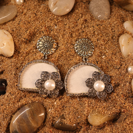 Fabric earring 17