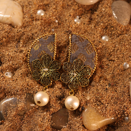 Fabric earring 19