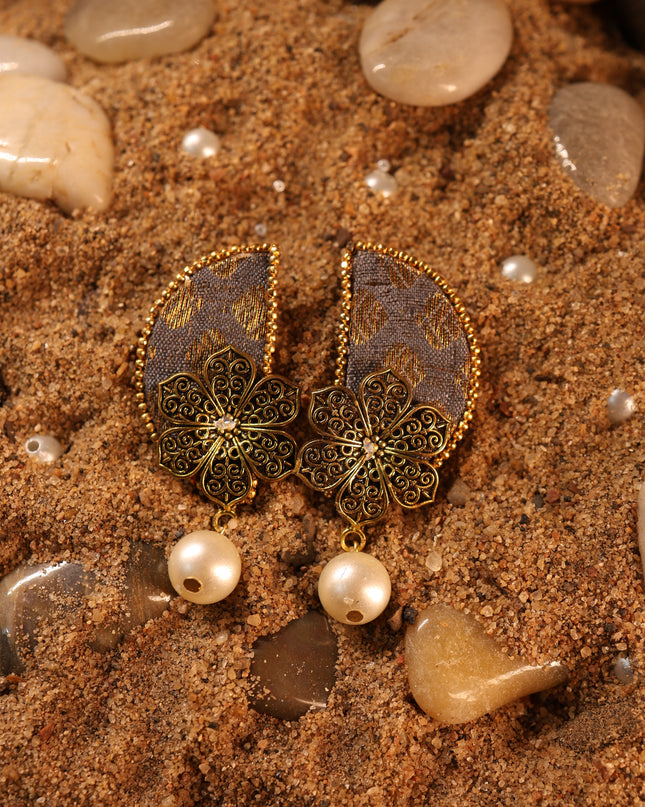 Fabric earring 19