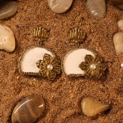 Fabric earring 26