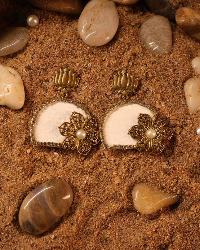 Fabric earring 26