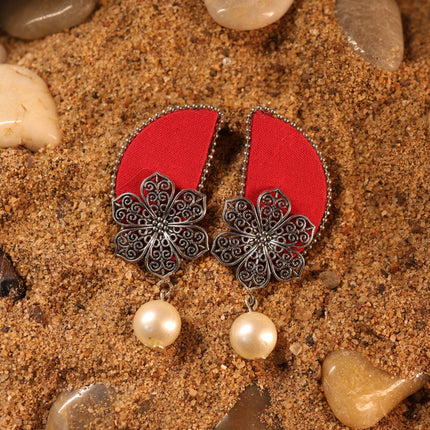 Fabric earring 38