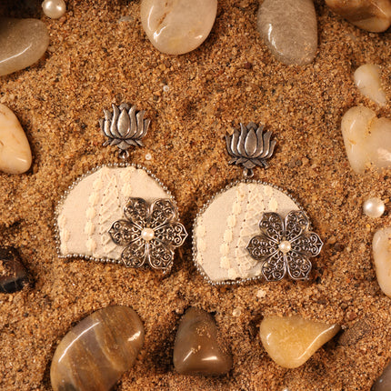 Fabric earring 41
