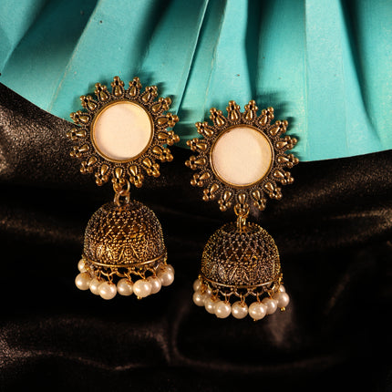 Fabric earring 43