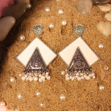 Fabric earring 47