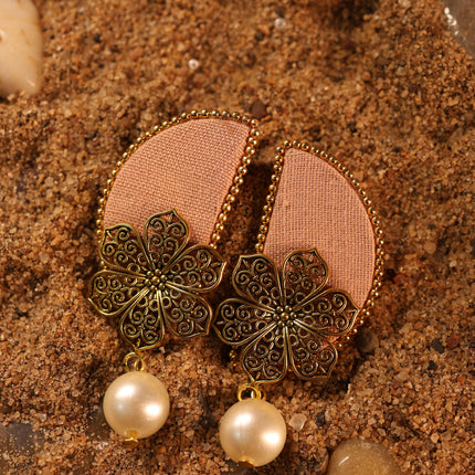 Fabric earring 48