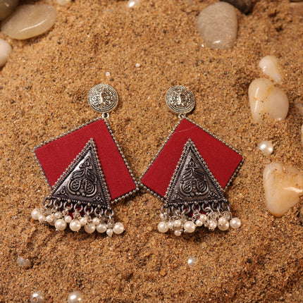 Fabric earring 49