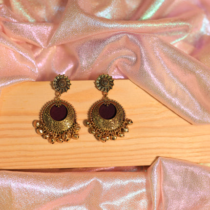 Fabric earring 55