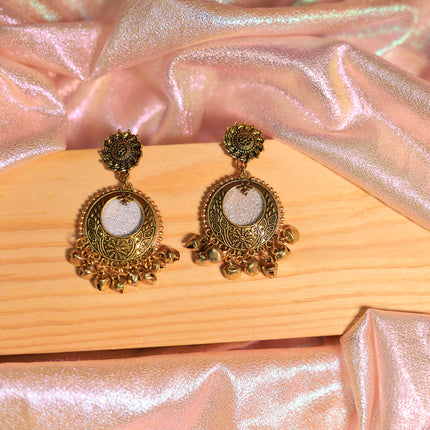 Fabric earring 58
